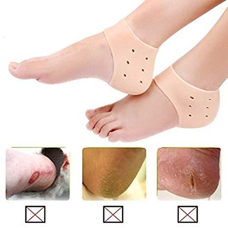 Heel Anti-Cracking Sokker Par Skanto