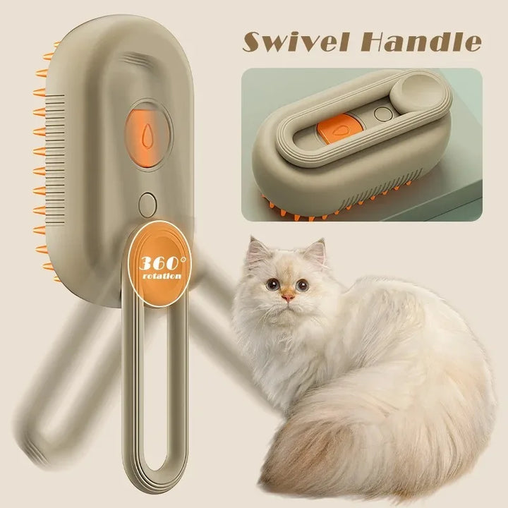 3-i-1 Elektrisk Dampstrykejern for Katter og Hunder - SteamPet Skanto
