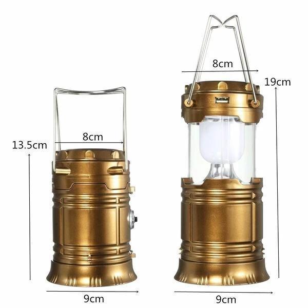 Skanto | 3-i-1 LED Sol Campinglampe