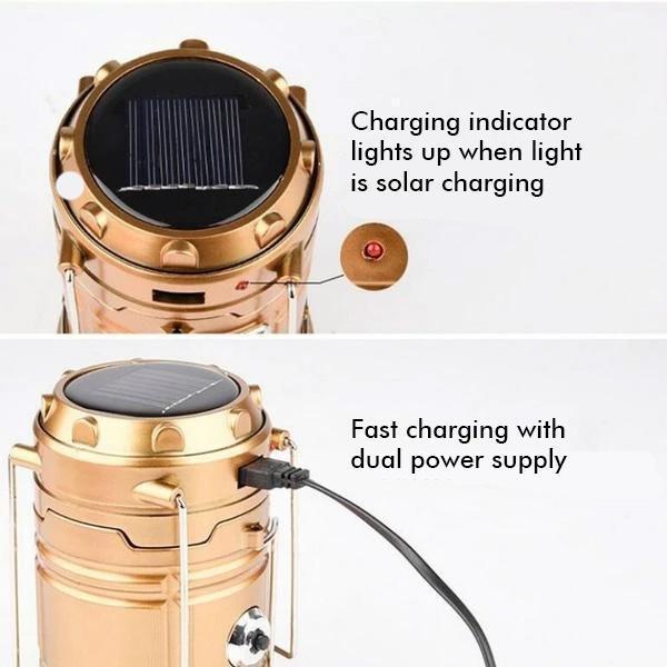 Skanto | 3-i-1 LED Sol Campinglampe