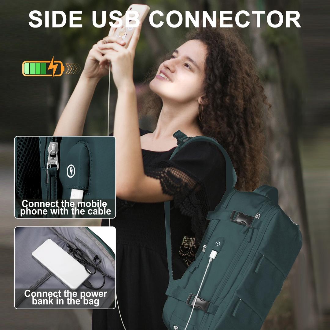 Skanto | Robust ryggsekk for reiser med USB-ladeport