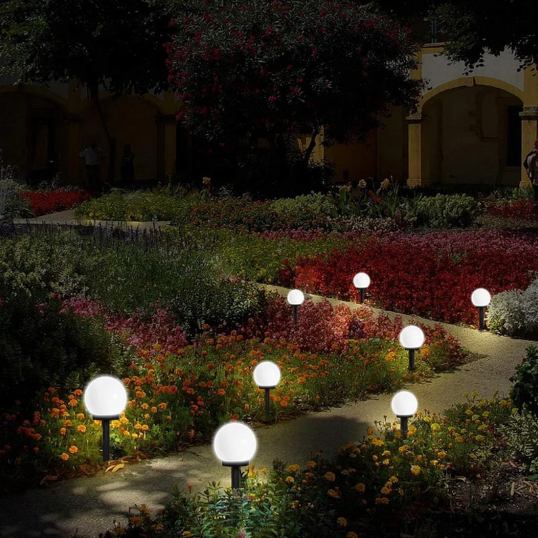 Frendorf | 3 Deler Vanntette LED Solarbelegg Hagebelysning - SunLuxe Kuler