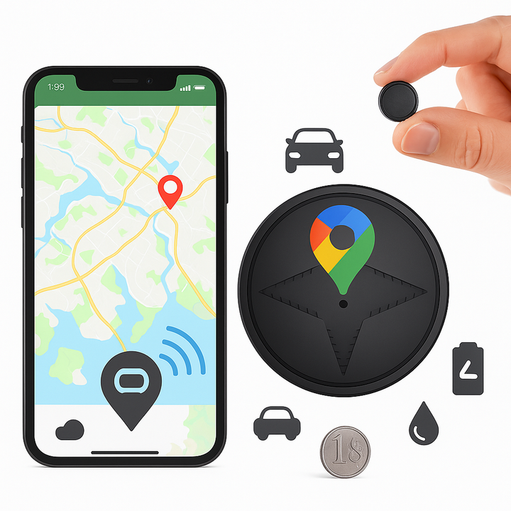 Skanto | Mini GPS Kjøretøy Tracker Magnetisk Feste