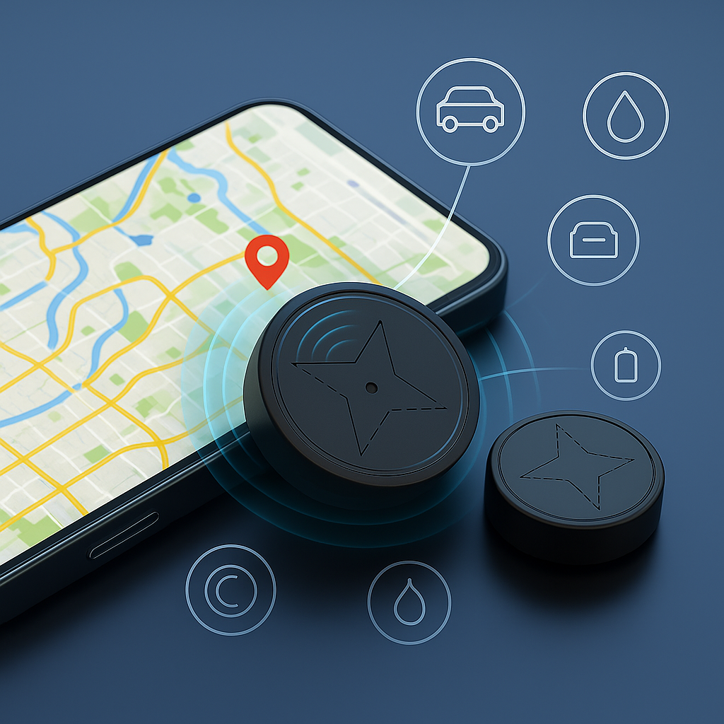 Skanto | Mini GPS Kjøretøy Tracker Magnetisk Feste