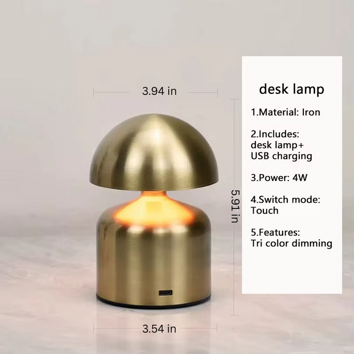 Skanto | Allsidig LED Berørings Nattbordlampe - 3-Farge Dimmbar Nattlys