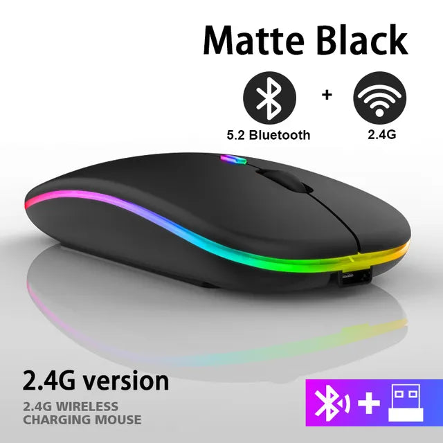 LuxeClick Mus – Trådløs Oppladbar Bluetooth Mus Skanto