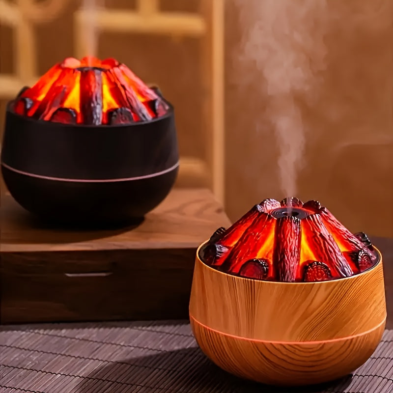 Skanto | Fire Diffuser - Mini simulert kullild luftfukter med realistisk flammeeffekt