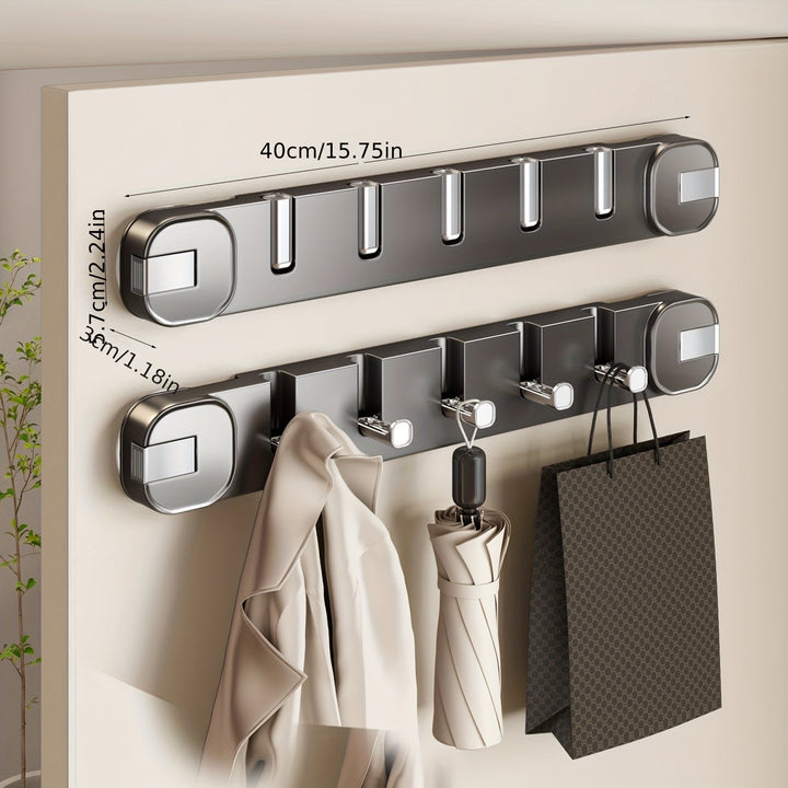 Skanto | Vegghookpanel uten boring – OrganiserenPlus skjult 5-hengestativ