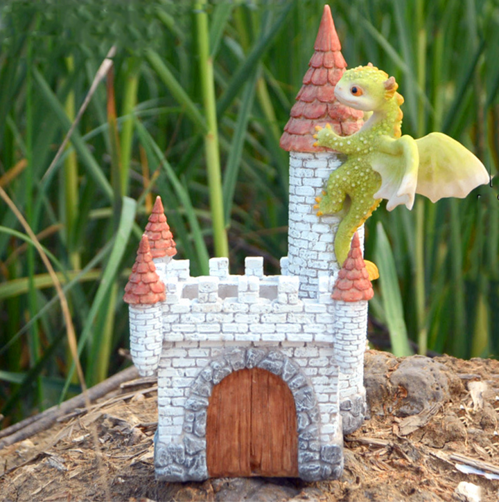 Skanto | Mini søt drage statue dekorasjon