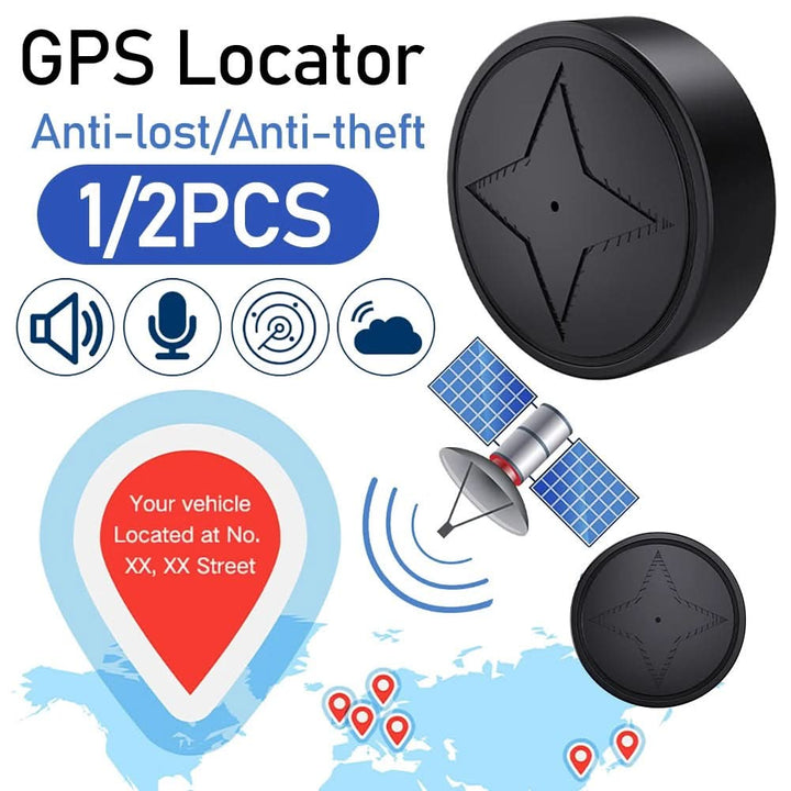 Skanto | SMART GPS-TREKKER – Kompakt GPS-trekker med sanntidsplassering & magnet for verdisaker, kjæledyr & kjøretøy