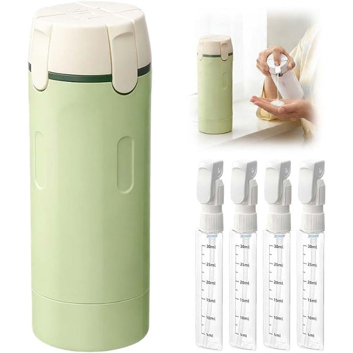 4-i-1 Reise Toalettartikler Dispenser Skanto