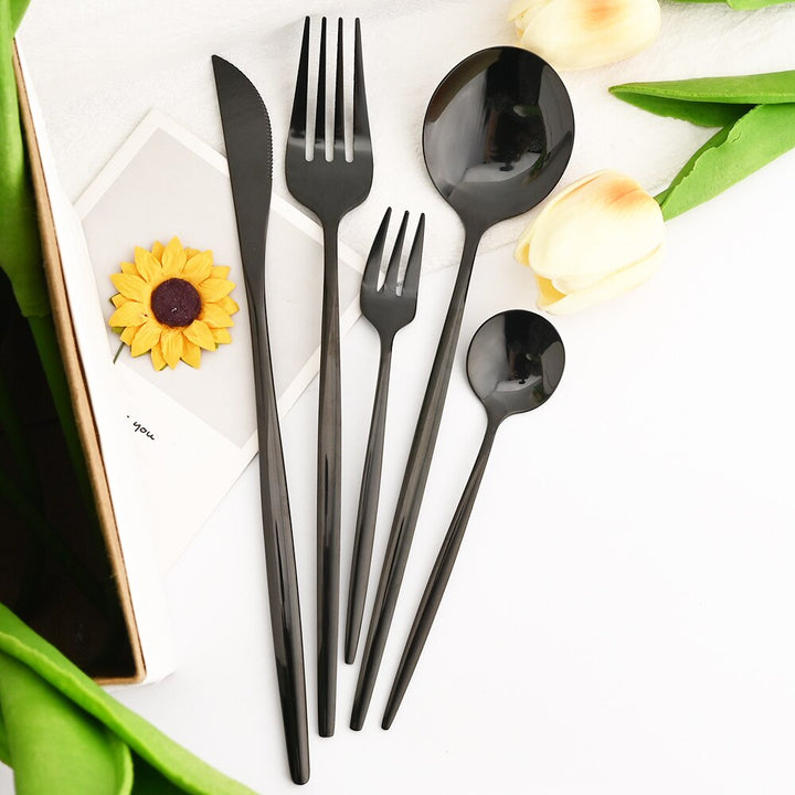 30Pcs Kjøkkenutstyrsett Bestikk Sett Rustfritt Stål Servise | Skanto
