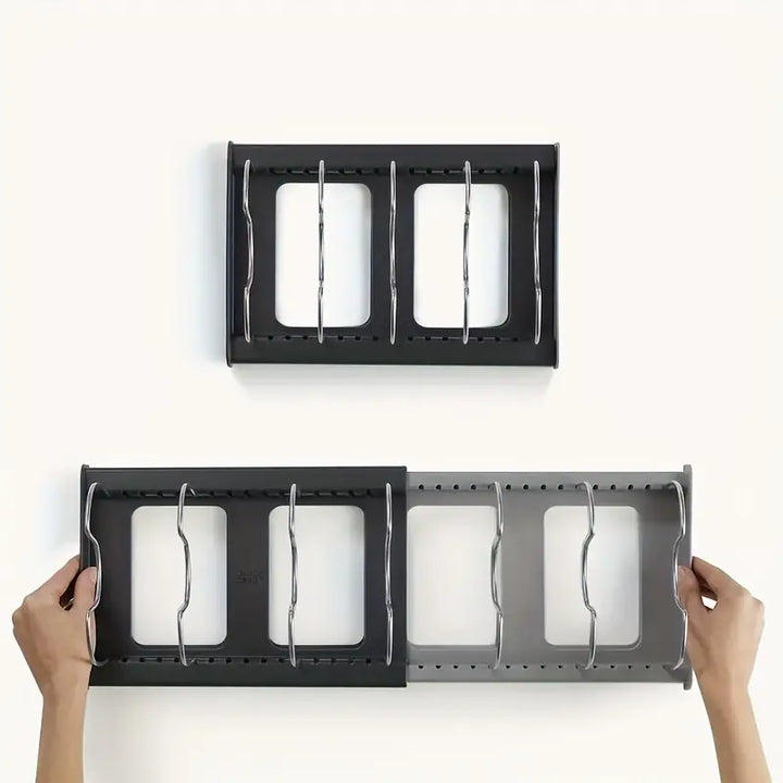 NeatStack Kjøkkenutstyr Organizer Justerbar Plassbesparende Oppbevaring | Skanto