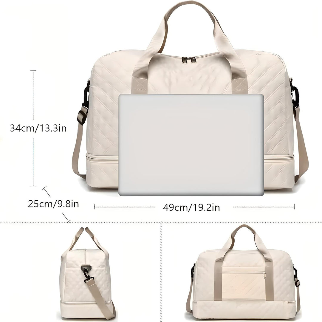 Skanto | Romslig Weekend Duffel Bag | Vanntett, Multikompartments & Ideal for Korte Turer og Treningsøkter