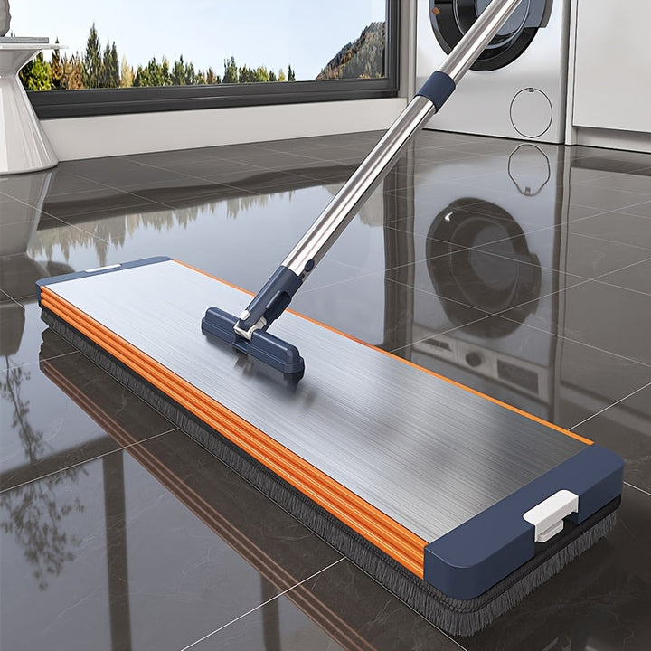 Flat mop set with bucket & wringing function | Skanto