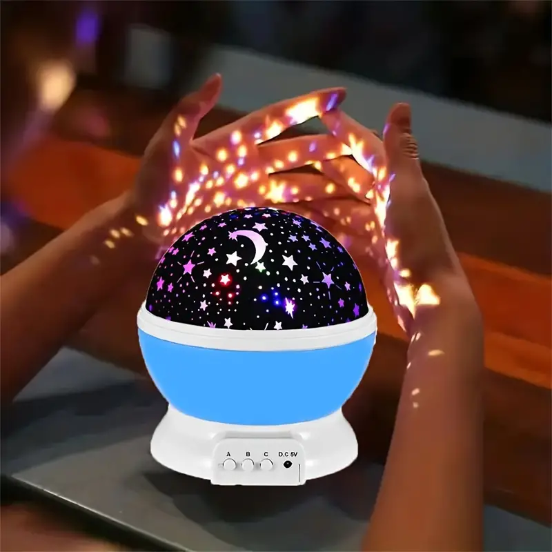 Skanto | Stjernehimlen Nattlampe for Barn – Magisk LED Projektor med Fargeendring