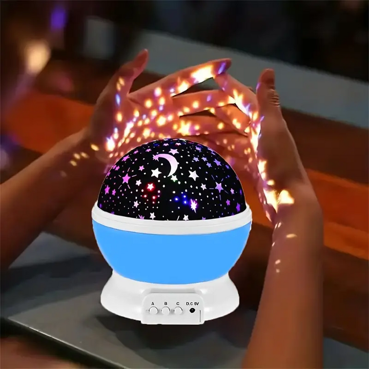 Skanto | Stjernehimlen Nattlampe for Barn – Magisk LED Projektor med Fargeendring