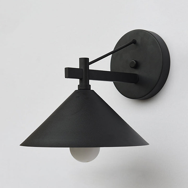 Industriell Metall Kjegle Vegglampe Vintage | Skanto
