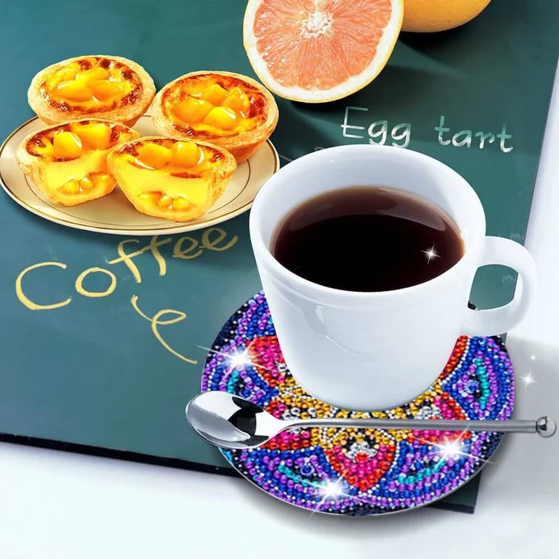 Skanto | Diamond Crafts Coaster Diamond Painting Coaster (Mandala)