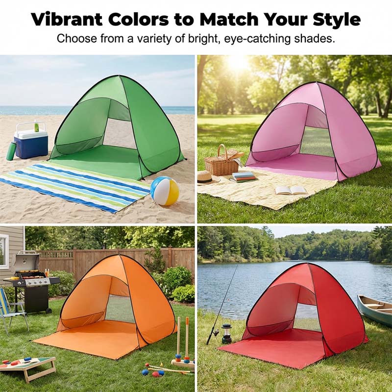SunSail Breeze Pop-Up Strandtelt 98% UV Beskyttelse | Skanto