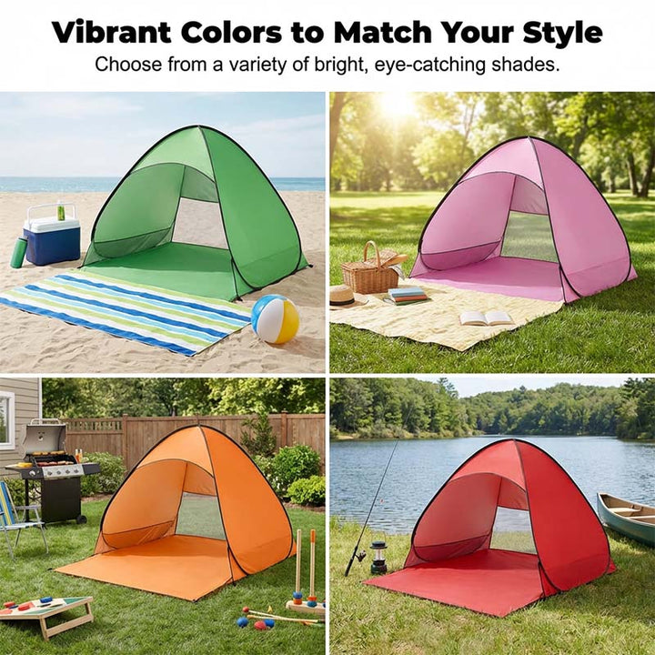 SunSail Breeze Pop-Up Strandtelt 98% UV Beskyttelse | Skanto