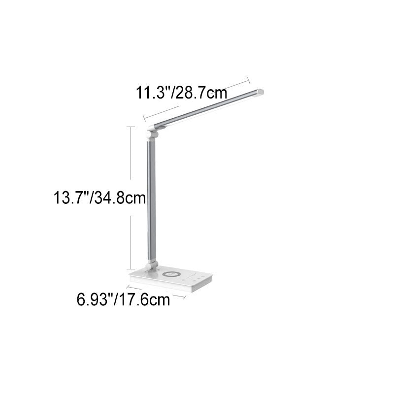Skanto | Minimalistisk Smart Firkantet Bar Sammenleggbar USB LED Skrivebordslampe