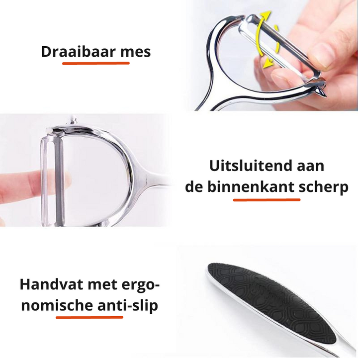 SwiftPeel - Rustfritt Stål Skreller for Presisjon & Hastighet Skanto