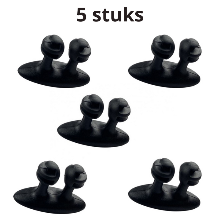 ChargeTidy Kleshengere - Lader Kabel Organisatorer (5 Stykker) Skanto
