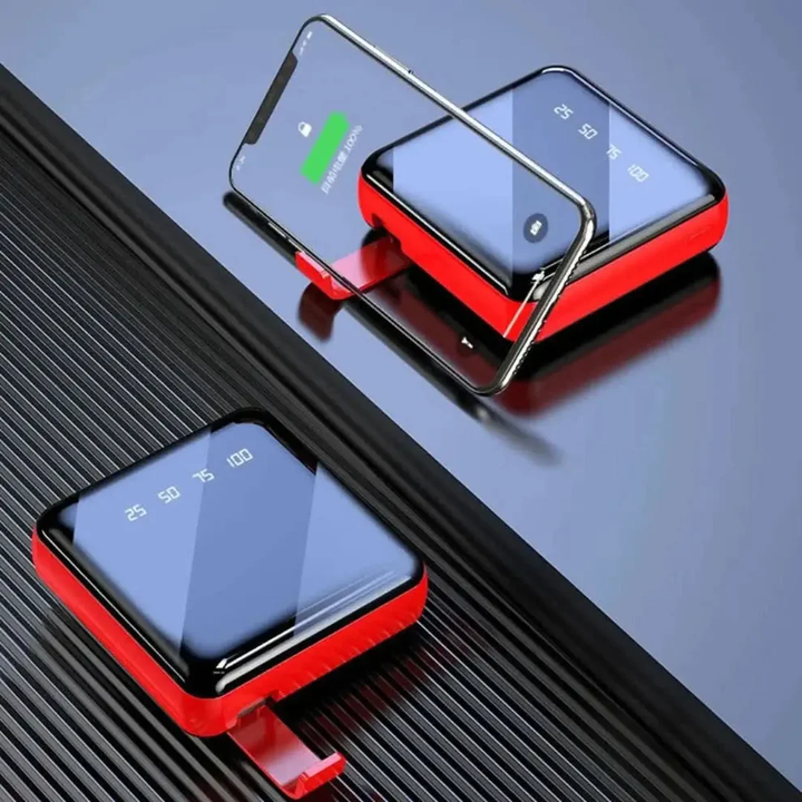 Skanto | Mini Power Bank 4-Tråder 20,000mAh