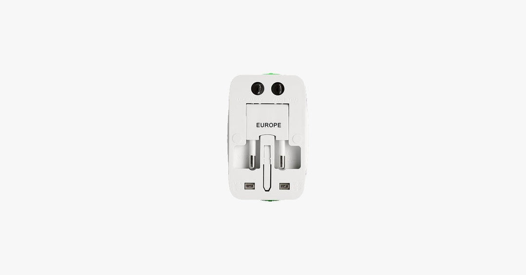 Skanto | Internasjonal pluggadapter - Alt-i-ett CE, RoHS sertifisert USB strømplugg