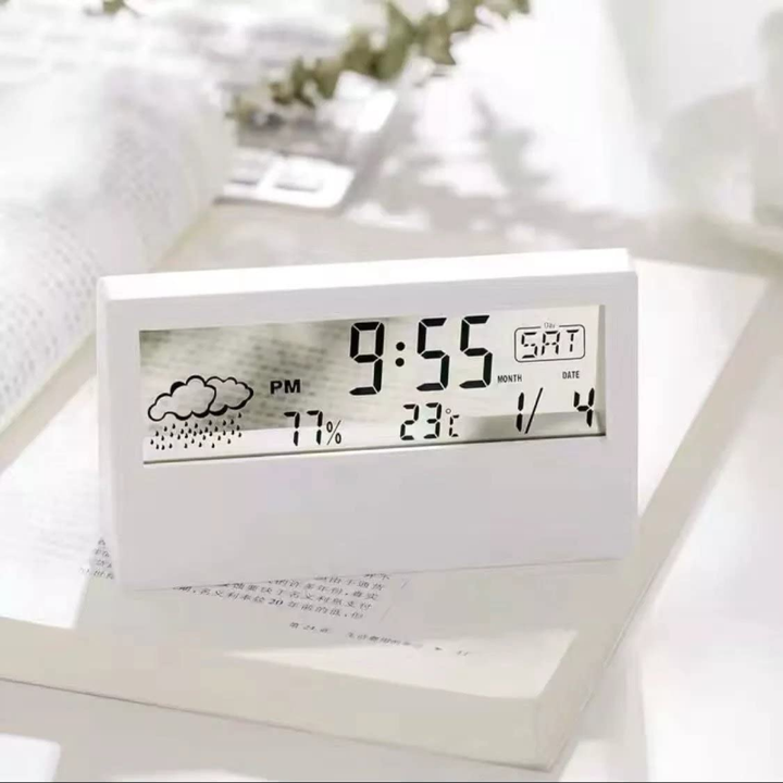 Minimalistisk digitalklokke