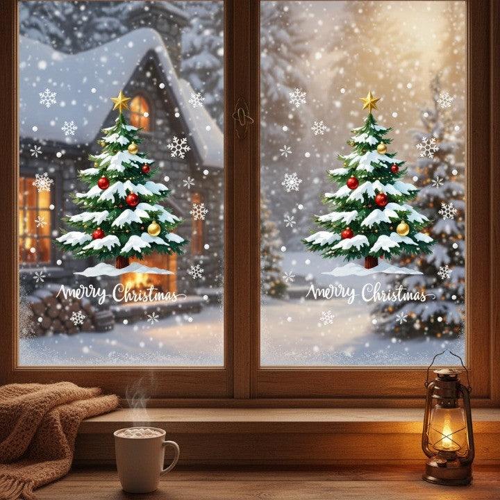 Skanto | Merry Glow 3D Juletre Klistremerke