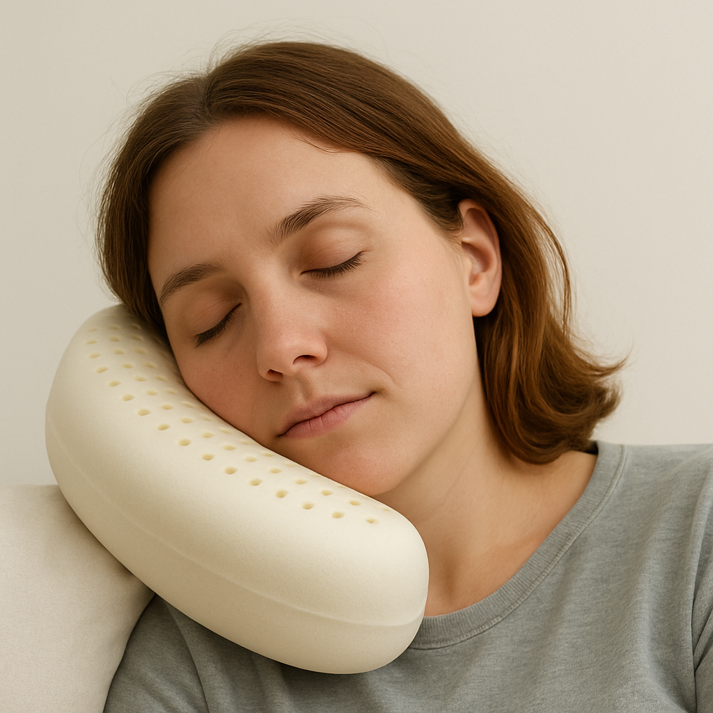 Naturlatex BreathaSkantoe U-formet nakkestøttepute | Skanto