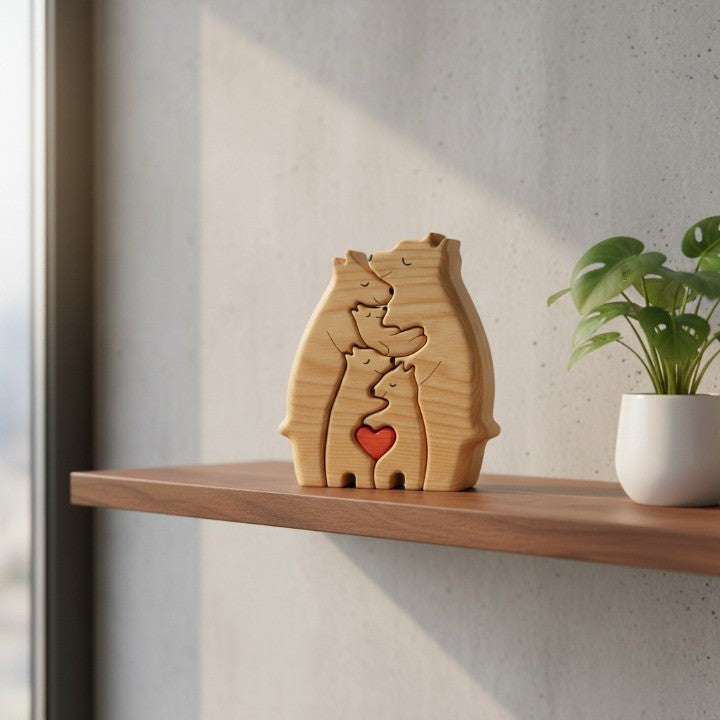 Loving Bears SammenkoSkantoede Puslespill Dekor | Skanto