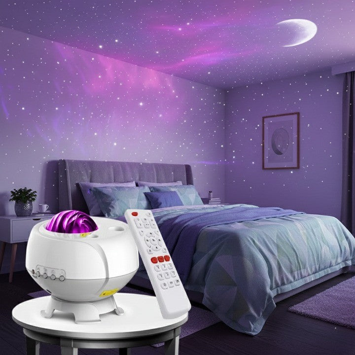 Starfield Galaxy Høyttaler Lys Projektor | Skanto