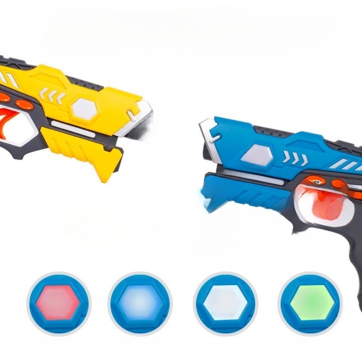 Skanto | Realistisk Lyd Lys Laser Ledning Duel Leke Pistol