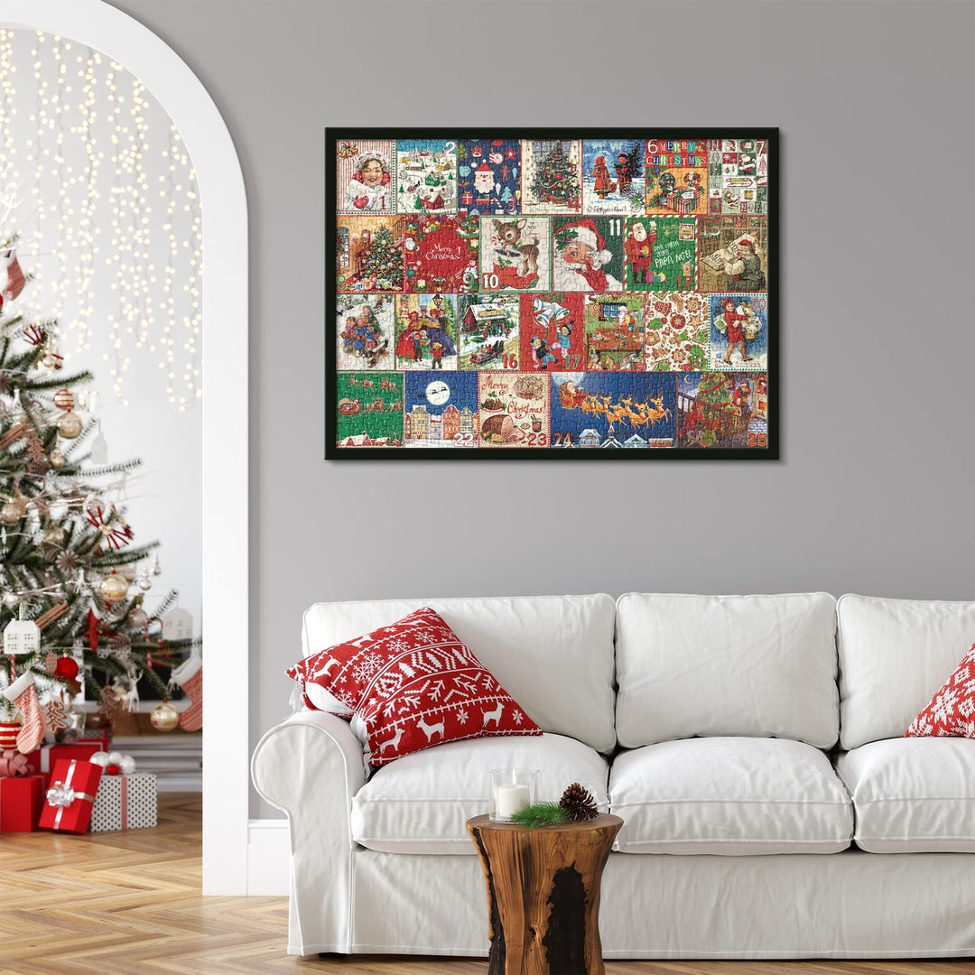 Skanto | Festlig Peis Puslespill Julekalender - Julegave