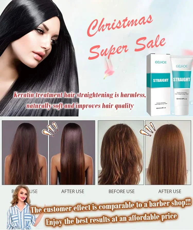 Skanto | Keratin Behandling Hår Utglattende Krem