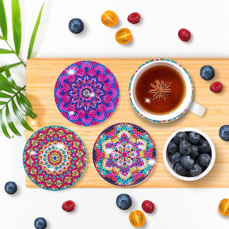 Skanto | Diamond Crafts Coaster Diamond Painting Coaster (Mandala)