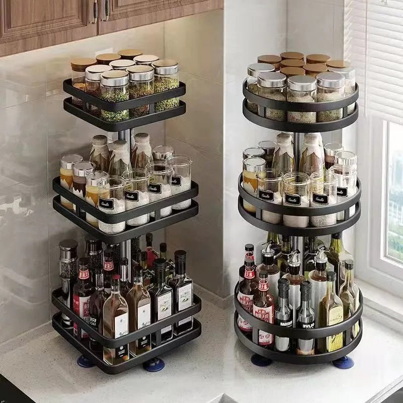 Skanto | RotatingRack - Multifunksjonell lagringshylle - Optimalisert plass - Innovativt design