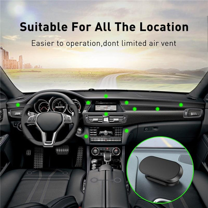 360° Rotatable Compact Car Phone Holder (Magnetic) | Skanto