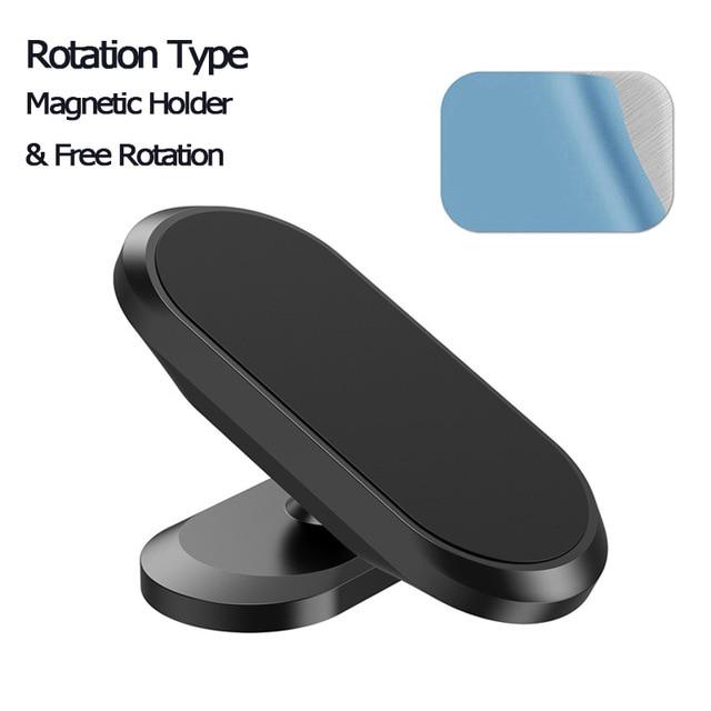 360° Rotatable Compact Car Phone Holder (Magnetic) | Skanto