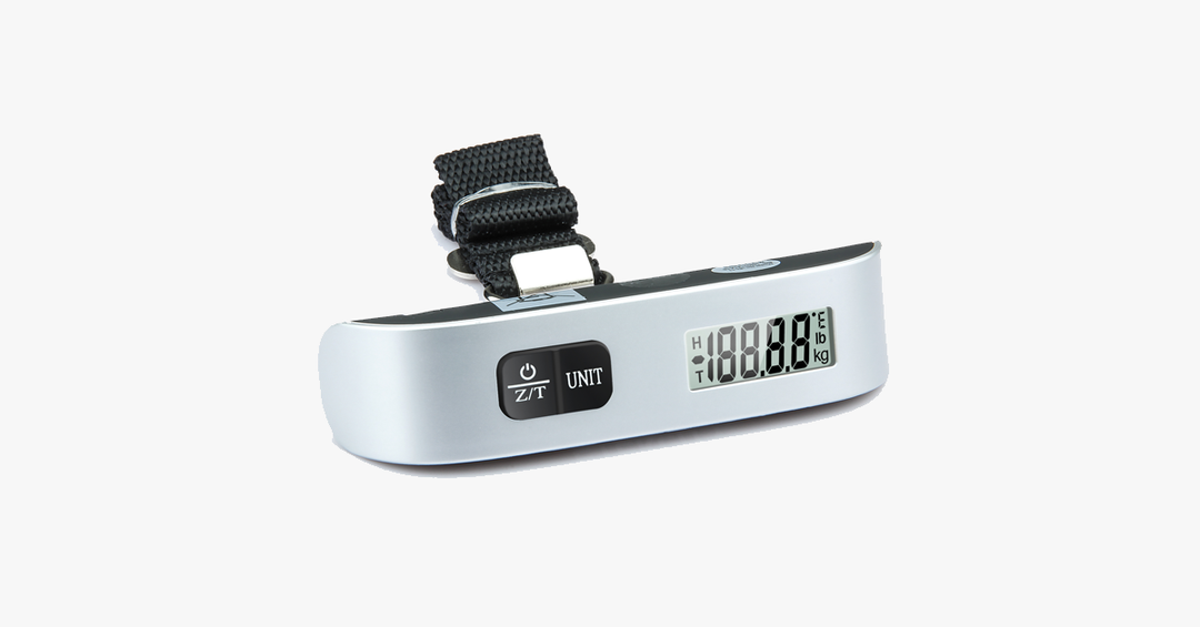 Skanto | Håndholdt Digital Bagasjevekt - Temperatursensor & LCD Skjerm - Portabel Størrelse