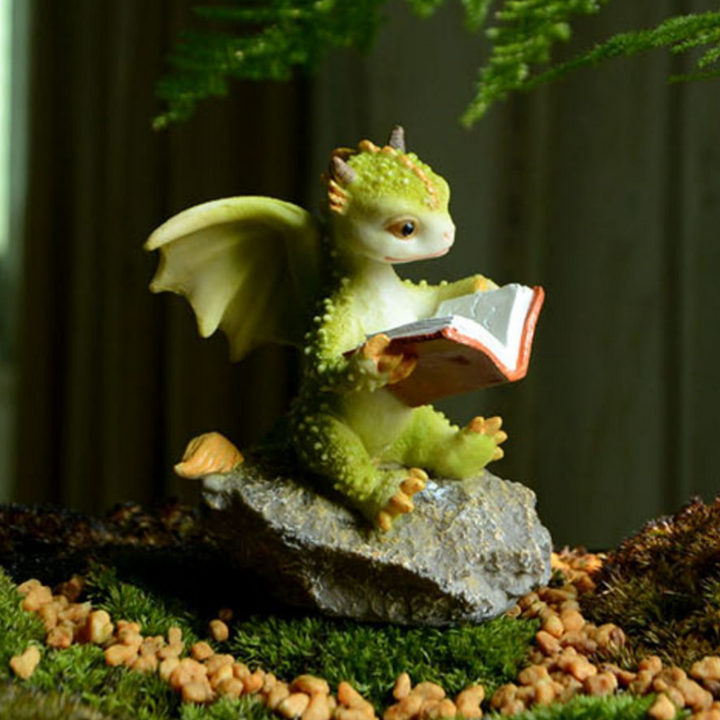 Skanto | Mini søt drage statue dekorasjon