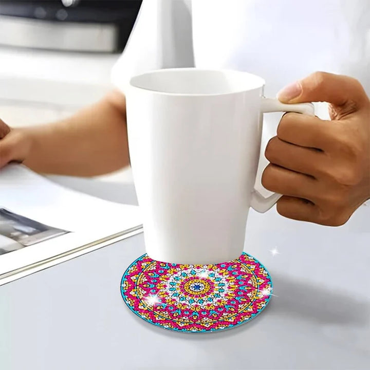 Skanto | Diamond Crafts Coaster Diamond Painting Coaster (Mandala)