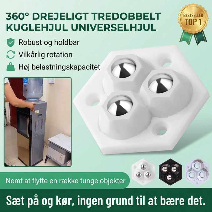 TriGlide 360° møbelhjul med lager | Skanto