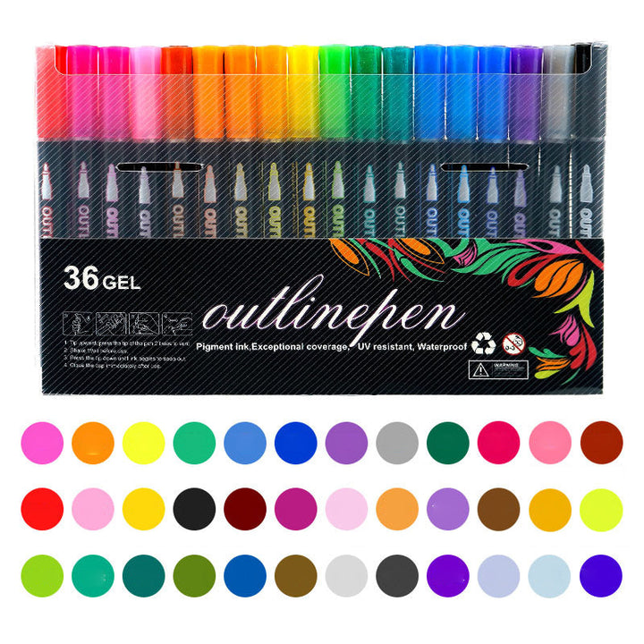 Skanto | Farge Lysstav Graffiti Highlight Pens
