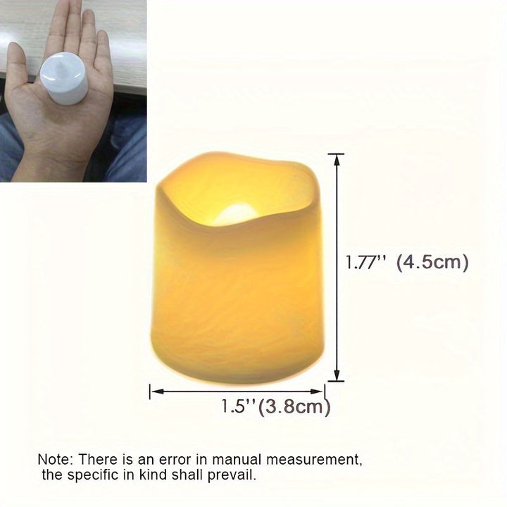 MagicGlow - Trygge LED Tealights Sett med 24 Skanto