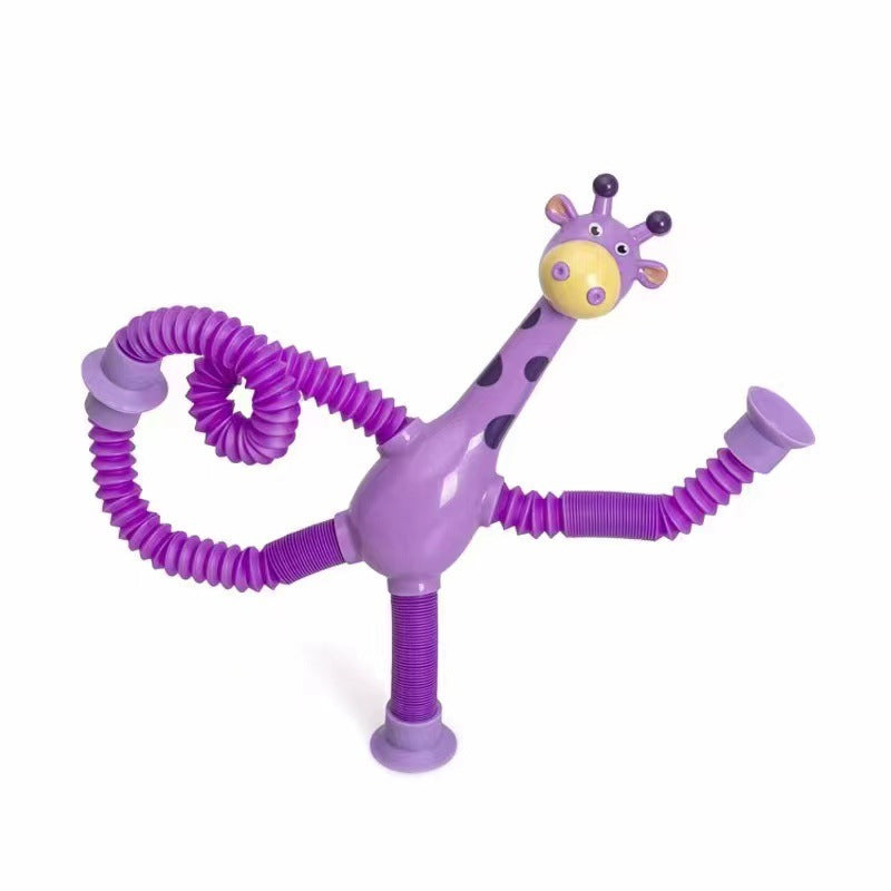 Skanto | Teleskopisk Sugekop Giraffleketøy