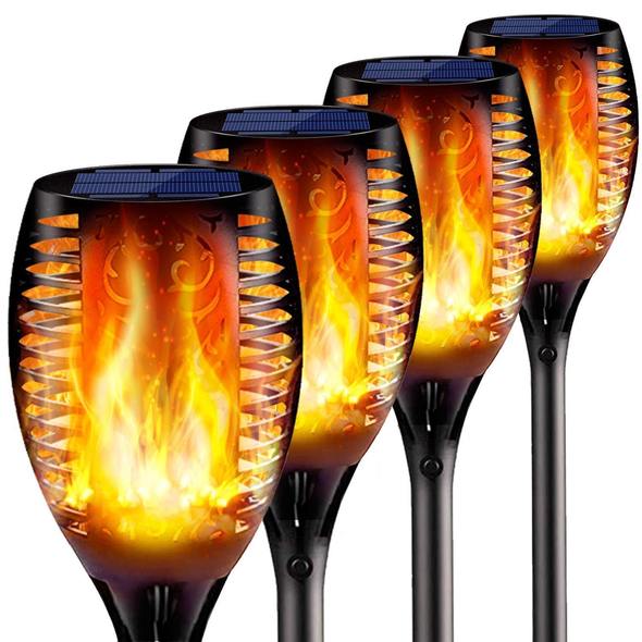 Solar Flame Flammende Lampe Fakkel | Skanto